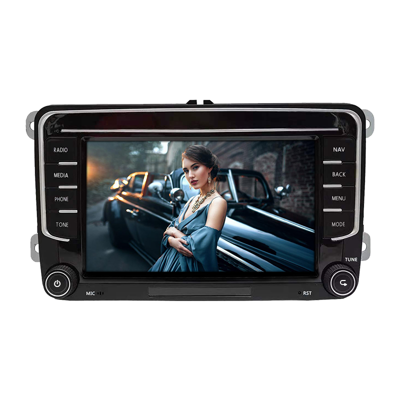 2 + 32GB araba GPS navigasyon yeni harita 7 inç dokunmatik ekran araba radyo DVD OYNATICI Android10 araba oyuncu 4 çekirdekli GPS navigasyon VW için