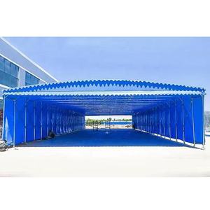 Prix d'usine Tente pliante d'extérieur personnalisée avec auvent coulissant mobile pour grand entrepôt et stockage - Product Image 4