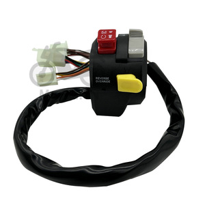 Mochi Motorcycle Handlebar Switch 22mm NMAX Multi Functional Integrated <b>Control</b> With <b>Wiring</b> Harness - Product Image 5