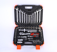 Outils de voiture professionnels 32 à 121 pièces, boîte de rangement, ensemble de clés à douilles, ensembles d'outils mécaniques