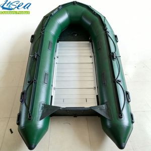 Hisea Nuevo Diseño, Fabricante Chino OEM ODM, Logotipo Personalizado, Venta al por Mayor, Bote Inflable de 320 cm, <span class=keywords><strong>3</strong></span> <span class=keywords><strong>m</strong></span>, 11 Pies, para 4 Personas, con Pedales para Fácil Transporte - Product Image 2