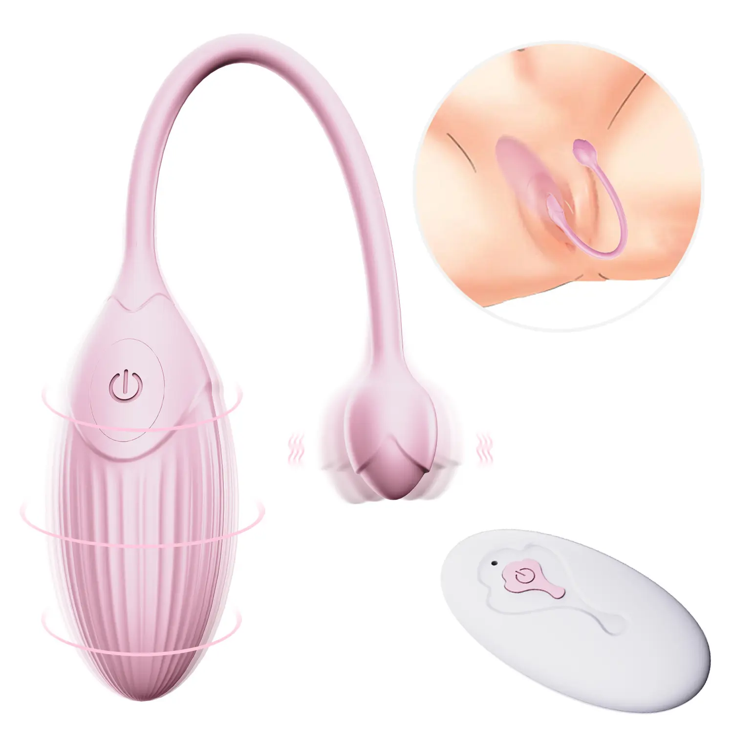 Consolador sexual vibrador de bola de Kegel con Control remoto inalámbrico para mujeres estimulador de clítoris del punto G juguetes para adultos