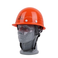 Casque de sécurité en acier non rainuré ULTAC NP108 de type V à 4 points d'attache pour travaux de construction