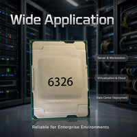 Prosesor Server Workstation Gold CPU 6326 10nm 16C/32T 2.9 hingga 3.5 GHz L3 24MB TDP 185 W FCLGA4189 PCIe 4.0