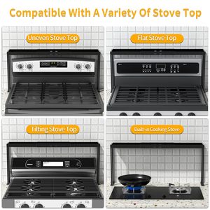 Estante de especias de metal negro de 4 niveles, altura ajustable, tipo de pie moderno para estufa de cocina y almacenamiento de encimera - Product Image 2
