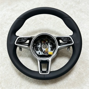 Volant en cuir pleine fleur personnalisé pour Porsche 991 991.2 <span class=keywords><strong>Gt3</strong></span> 911 991.2 992 987 Cayenne 958 Boxster 718 Cayman Macan - Product Image 1
