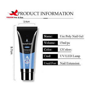 Mixed Procurement Low Price Wholesale <b>Nail</b> Acrylic <b>Gel</b> <b>Kit</b> with Brush Tips <b>Nail</b> Art Crystal <b>Extension</b> <b>Gel</b> Polish <b>Kit</b> <b>Gel</b> Set - Product Image 6