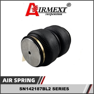 SN142187BL2-KS1-S/ Airlift 5813 Compatible avec <span class=keywords><strong>KSPORT</strong></span> Coilover (Filetage M52*1.5 Filetage M52)/Suspension pneumatique à double soufflet, ressort pneumatique, soufflet pneumatique - Product Image 4
