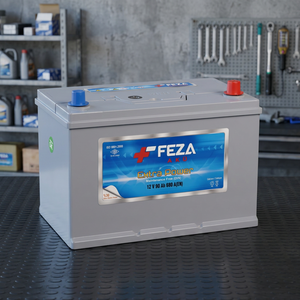 Batería Automotriz Feza 12V 90 Ah Libre de Mantenimiento, Alto Rendimiento, Gris/Negro, Larga Duración, Tecnología de Calcio, Nueva, 2 Años de Garantía - Product Image 3