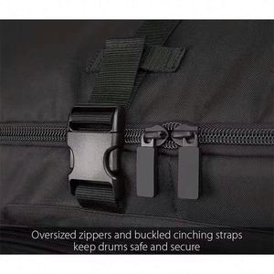 Sac de transport rembourré pour batterie, avec roulettes, grand format, pour scène et voyage, échantillon gratuit - Product Image 4