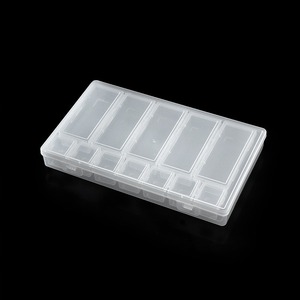 Transparent Plastic Storage <b>Box</b> 25x14.8x3cm 1+12 Compartments For Jewelry Fishing <b>Gear</b> Cosmetic Accessories Desktop Organizer - Product Image 3