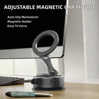 Support de téléphone magnétique M003 à ventouse réglable en ABS pour voiture, mur ou bureau, installation facile et sécurisée, compatible 4-6.9 pouces