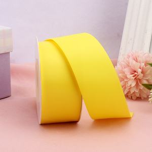 Ruban en polyester mat double face de 3.8cm Matériau d'emballage cadeau coloré écologique pour le bricolage Artisanat Bouquet de Noël Mode - Product Image 4