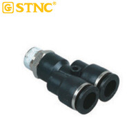 STNC Ventes chaudes Série YPX Connecteur rapide à enfoncer de couleur gris et blanc pour pièces pneumatiques