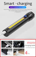 Lampe torche extérieure rechargeable portable haute luminosité lampe de poche de chasse Camping super lumineuse