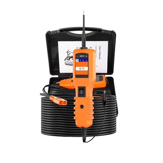 KZYEE KM10 Automotive Power Circuit Probe Tester Electrical System Diagnostic Tool 12V 24V Car Truck AC DC Test Scanner