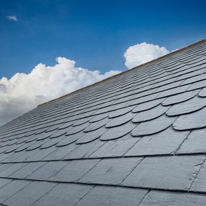 Tegole in <span class=keywords><strong>Ardesia</strong></span> Nera per Tetti di Case Autoconstruite, Pietra Naturale Spessore 5-10 mm, Copertura in Pietra per Ville - Product Image 3