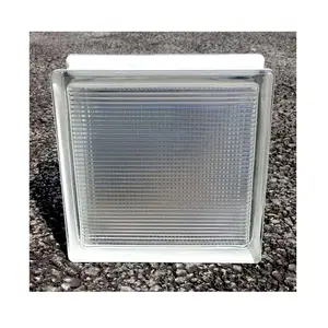 LINE LITE Clear Glass Block Safety Hurricane Resistant Residential Glass Block Windows Multi Patterns Decorative Glass Blocks