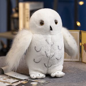 Peluche personnalisée mignonne Hibou des neiges <span class=keywords><strong>Hedwig</strong></span> de Harry Potter pour la livraison de lettres, en coton PP, tissu super doux, jouet anti-stress pour - Product Image 2