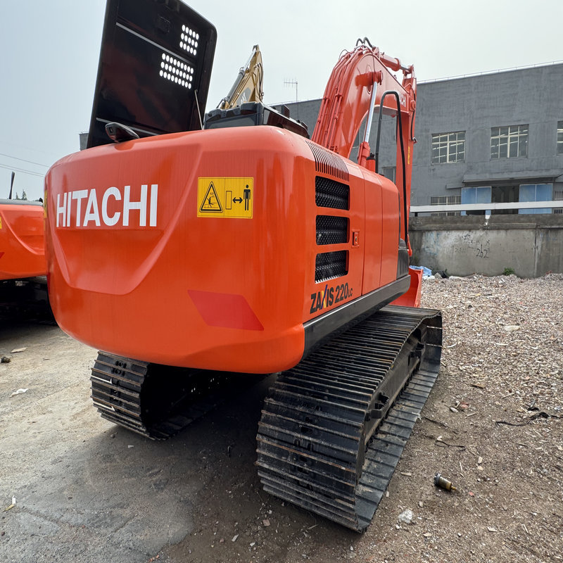 Used Hitachi ZX220LC Excavator 22 Ton Crawler Digger Cab AC Quick