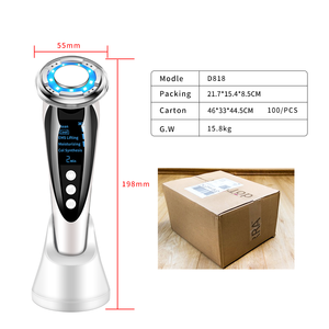 Appareil de soin de la peau électrique 7 en 1, portable, lumière, chaleur, vibration, lifting du visage, massage, utilisation à domicile, blanchiment et resserrement de la peau - Product Image 3