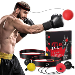 Beginner Proficiency Improvement Pu Foam Boxing Reflex <strong>Ball</strong> Headband - Product Image 1
