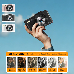 Appareils photo numériques 5K pour la photographie, caméra Vlog 80MP 180° °   Caméra de streaming avec écran rotatif, zoom optique 12x, WiFi, mise au point automatique - Product Image 5
