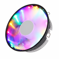 120mm aluminium RGB ventilateur de refroidissement silencieux 3Pin pour I3 1156/775/1200/LGA 1150 CPU boîtier d'ordinateur accessoire