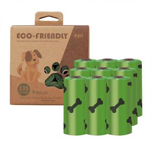 Sacs à déjections canines 100% biodégradables en plastique - Product Image 2