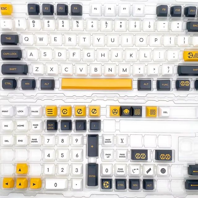 XDA USB Keycaps Laputa Castle Theme PBT Dye Keycaps 60% Mechanical Keyboard Double Shot PBT Custom Keycaps Set