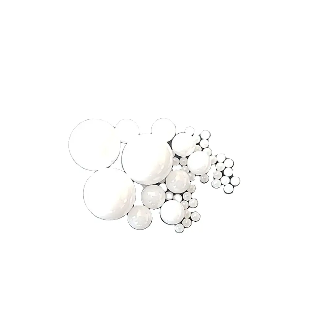 ZJ Factory Wholesale Professional 6.35MM White ZrO2 Zirconium Oxide Ceramic Ball