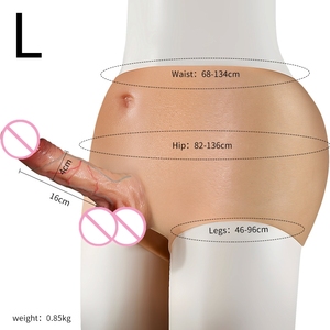 Realistischer Penis-Hautgefühl-Dildo, solide, hohle, tragbare Höschen-Dildos aus Flüssigsilikon, Strap-on-Dildos, Sexspielzeug für Frauen, Männer, Schwule, Lesben - Product Image 2