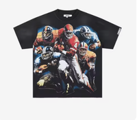 Haut pour hommes imprimé personnalisé, style streetwear sombre, tendance européenne et américaine, nouvelle collection DUAA