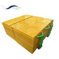 Tapis de support en PE encastré pour étaux de matériel lourd, résistant aux UV, épaisseur 40 mm, services de découpe et de moulage