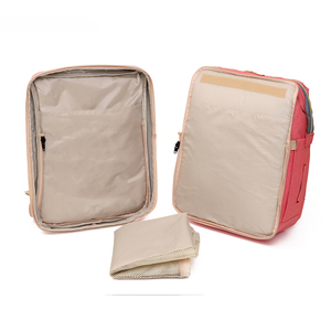 Bebê fralda mochila berço bebê cama fralda saco com mochila USB com mosquiteiro - Product Image 5