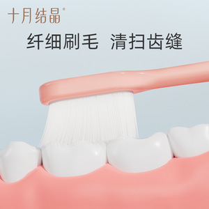 October Crystallized Maternity Toothbrush Soft Bristle One Piece Molding For Pregnant And Postpartum Women - Product Image 4