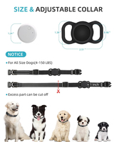Traqueur intelligent Bluetooth pour animaux de compagnie Mini traceur de localisation étanche pour chien et chat Traqueur intelligent pour animaux de compagnie