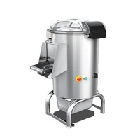 Machine commerciale verticale à éplucher et laver les pommes de terre, le manioc, le gingembre et les carottes, capacité 70-360 kg/h