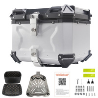 BK. Coffre latéral de rangement 65L à dégagement rapide, étanche, en alliage d'aluminium ABS, pour moto, bagage, rénovation/amélioration