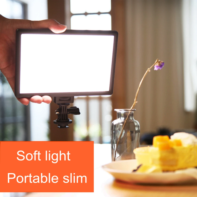 VILTROX Luz De Relleno LED L116T Lampara Portatil Bicolor Regulable Para Estudio DSLR Luces Para Camara Video Maquillaje En vivo