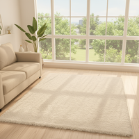 Tapis en fausse fourrure de mouton, prix usine, pour chaise, canapé, sol, chevet, salon, tapis shaggy