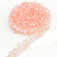 Bande de caoutchouc pour décoration de mariage, 1.2Cm, Motif cristal, Strass, ruban de fixation à chaud pour décoration de mariage, vêtements, chaussures