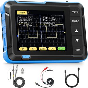 Oscilloscope portable FNIRSI DSO152, bande passante 200 kHz, fréquence d'échantillonnage 2,5 MS/s - Product Image 5