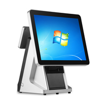 Terminal Punto de Venta Todo en Uno de 15 Pulgadas con Intel J1900 Quadcore, Windows 10, Pantalla Táctil Capacitiva de 10 Puntos, Resolución 1024x768, WIFI Integrado