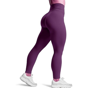 Leggings personnalisés haut de gamme pour femmes, vêtements de sport pour la gym, le yoga, la course à pied, vêtements de sport à taille haute extensibles, fabricant en gros - Product Image 2