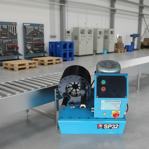 เครื่องจีบสายไฮดรอลิก bibo Workshop รุ่น P32 สำหรับประกอบข้อต่อสายเคเบิลและท่อสำหรับรถขุด ประกอบสายไฮดรอลิกแรงดันสูง - Product Image 1