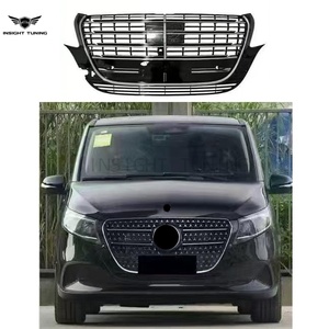 Nuevo Diseño de Difusor de Parachoques Delantero con Tubos de Escape para Mercedes-Benz <span class=keywords><strong>Clase</strong></span> <span class=keywords><strong>V</strong></span> Vito W448 <span class=keywords><strong>2016</strong></span>+ Actualización 2025 Kit de Carrocería - Product Image 4