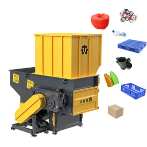Industrial High Quality Single Shaft Plastic Shredder For Cable Paper Light Metal And Aluminum Can