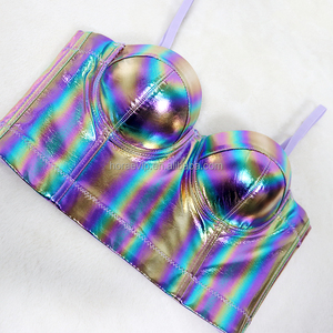 A058 diamanti danzanti Push up top moda ragazze Sexy strass di cristallo corsetti e bustini - Product Image 5