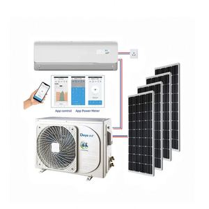 Climatiseur solaire hybride extérieur CE RoHS 9000btu 12000btu 18000btu 24000btu pour maisons - Product Image 2